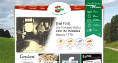 Desktop Screenshot of fromagerie-badoz.com